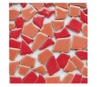 100g 50 Mixed Color DIY Ceramic Mosaic Tiles Irregular Making DIY Wall Crafts Handmade Decorative Materials for DIY Art Craft Decoration(Color 2)