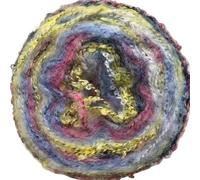 100g Acrylic Rainbow Irregular Dyeing Yarn for Hand-Knitted Hats and Scarves - Soft Angora Blend(002color)