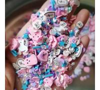 100G Assorted Styles Sequins and Spangles, Christmas Tree Styles Shiny Sequins, Gift and Cards Decoration Slices, DIY Crafting Embellishments (White)