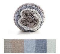 100g/Ball Rainbow Colorful Cotton Knitting Yarn 5 Strand Hand-Woven Thread for Thick Crochet Blanket Scarf Hat Sweater Cashmere Yarn for Crocheting