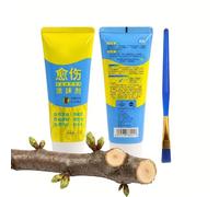 100g Bonsai Grafting Paste, Plant Wound Healing Agent with Brush Pruning Paste Tree Wound Sealer, Wound Dressing Grafting Wax for Bonsai, Rose Trees and Fruit Trees