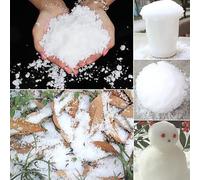 100g Christmas Artificial Fake Snow Flakes Decorative Artificial Snowflakes Fake Decorative Snow Flakes Christmas Decoration Winter Decor Fake Snow Scene Decoration Christmas Tree Decorations 50g