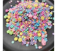 100g Christmas Candy Cane Slices Fake Sprinkles Resin Fake Candy Sprinkles Clay Sprinkles Polymer Sprinkles Polymer Clay Slices for Nail Art DIY Crafts Cake Phone (Multicolor)