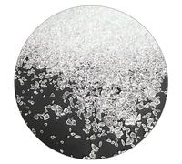 100g Clear 1-2mm Crushed Glass with Green Undertones when Stacked Broken Granules Gravel Chunks Stones Vase Filler Garden Plants Resin Decorative Chippings Arts & Crafts Floristry Jewellery Making