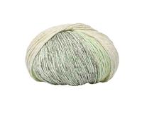 100g Cotton Yarn for DIY Knitting - Segment Dyeing Pure Cotton Wool Ball for Hand Knitting Projects(Green)