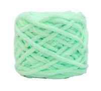 100g/DIY Ball Ice Stripe Thread Thick Yarn Single Strand Stick Hand Woven Scarf Slippers and Knitted Bag 50m Soft and Warm for Crochet & Knitting(7 Cool Green)
