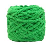 100g/DIY Ball Ice Stripe Thread Thick Yarn Single Strand Stick Hand Woven Scarf Slippers and Knitted Bag 50m Soft and Warm for Crochet & Knitting(8 Light Green)