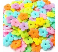 100g Edible Flowers Sprinkles Of Colorful Flower Cake Sprinkles, Edible Cake Decorations, Sugar Balls for Cupcake Cakes Sprinkle On Birthday Wedding Party (FLowers)