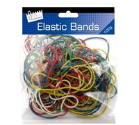 100g Elastic Rubber Bands Assorted Sizes & Vibrant Colours Heavy-Duty Natural Rubber for Home, Office, School & Industrial Use Strong Stretch & Reusable Stationery Supplies.
