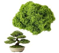 100g Fake Moss Light Green, Artificial Moss Decorative Fake Mosss Bulk for Indoor Plant Pots Room Balcony Garden, Landscaping, Crafts, Decor, Model Making, Patio, Floristry and More (Light Green)