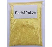 100g Fine Pastel Yellow Craft Glitter Perfect for Arts & Crafts Project Fine Grade Sprinkle Sparkle Shine Bulk Resealable Bag Big Bag Christmas Grams Cheap Glitter