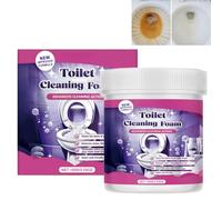 100g Fizzclean Fizzy Foam Toilet Cleaner - Heavy-Duty Limescale Remover & Descaler, Touch-Free Cleaning Foam, Fizzclean Toilet Cleaning Foaming Powder, Drain Cleaner and Unblocker