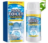100G Foaming Toilet Cleaner,Quick Deep Cleaning Drain & Limescale Remover,Toilet Bowl Cleaner Powder for Odour Elimination,Effective Toilet Cleaning Products,Remove Dirt and Bad Odour,Fresh Scent