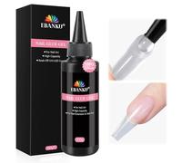 100G Gel Nail Glue, EBANKU Large Capacity Press on Nails Glue for Acrylic Nail Tips Super Strong Solid Soft Gel for Fake Nails Extension, Long Lasting, UV Lamp Required