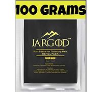 100g Hair Building Fibres - Fill Your Existing Fiber Bottle - Hair Filler Fibers - Hair Loss Concealer for Thinning Hair by Jargod (Black)