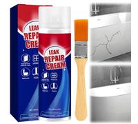 100g Leak Repair Cream Spray,Waterproof Sealant Spray,S-pray Leak Proof Sealant,Long-Lasting Crack Sealer,Multi-Surface Waterproof Agent For Concrete,Poofs,Pipes & Windows,(Transparent,With Brush)