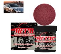 100g Metal Polish Paste,Rust Remover For Metal,Alloy Wheel Cleaner,Wheel Cleaner,Silver Polish,Automotive Maintenance Repair,Discoloration Maintenance Shine Restorer,For Aluminum Steel,(With Sponge)