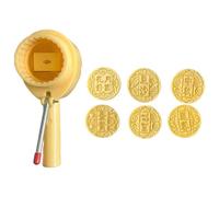 100g Mooncakes Mould With 6 Stamp Practical Hand Press Mooncakes Molds Beautiful Treat Making Molds For Festival