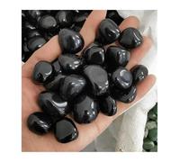100g Natural Bulk Colored Crystal Stones, Natural Polished Stones, Suitable for Home Aquarium Decoration.(Obsidian)