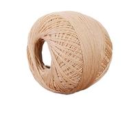 100g No. 6 Cotton and Linen Lace Thread - Hand-Woven Pure Cotton Medium-fine Crochet Thread for DIY Projects, Bags, and Sweaters(06Asato)