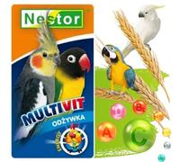 100g Nutrient for Large Parakeets Bird Complementary Cockatiel Snacks Food (Supplement Multivit Energy Mix) Conditioner for Big Parrots Canary Cockatoo Budgie Finches Treats