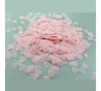 100G Paper Confetti 10000Pcs 1.5cm Tissue Paper Biodegradable Heart Confetti for Birthday Party Wedding Decor(pink)