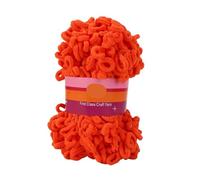 100g Plain Doughnut Hand Knitted Scarf Bag Medium Thick Thread Tool Free Finger Loop Thread Finger Knitting Yarn(Color 5)(Color 6)