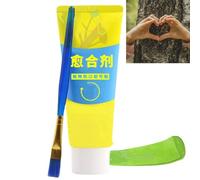 100g Plant Wound Repair Paste With Brush,Tree Wound Sealer,Plant Healing Paste,Grafting Wax,Tree Sealant,Bonsai Cut Paste,Tree Wound Pruning Sealer,Grafting Supplies,Tree Shrub Seal Repair Paste
