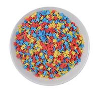 100g Resin Flatbacks Slime Accessories Clay Sprinkles Decoration for Slime Charms Filler DIY Slime Supplies Fake Candy Chocolate Cake Dessert Mud Particle Scrapbook Phone Case (star13)
