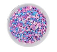 100g Resin Flatbacks Slime Accessories Clay Sprinkles Decoration for Slime Charms Filler DIY Slime Supplies Fake Candy Chocolate Cake Dessert Mud Particle Scrapbook Phone Case (star11)