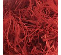 100g Shredded Kraft Paper Ideal for Gift Packaging Hamper Filling - Red Shredded Papers