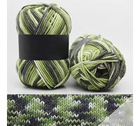 100g Soft Cotton Yarn Colourful Knitting Chunky Wool Sweater Supersoft Knitted 26 Colors Bulky Hand Craft New Yarn-12 Fruit Green_10PCS