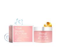 (100g spoon) Hydrolyzed Collagen Gel Cream for Pore Minimizing - Moisturizing Face Moisturizer with Elastin & Xanthan Gum