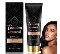 100g Sunbed Tanning Accelerator Cream,Tanning A/ccelerator for Deep,Sun C/ream with Tan Accelerator,Su/nbed Cr/eam Accelerator,Tanning Moisturiser,Sunbed Cream with Bronzer,Tan Enhancers&Accelerators