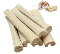 100g Sweet Bamboo Sticks,Wood Rabbit Chew Sticks,Rabbit Gerbil Hamster Chew S/ticks,Sweet Bamboo Chew St/icks for Teeth Clean&Borden,Natural Bamboo Chew S/ticks for Rabbits,Guinea Pigs,Small Pets