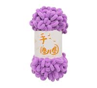 100g Thread 10mm 8 Meters Polyester Hand-Knitted Home Knitted Blanket Pillow Scarf Crochet Knitting Yarn Finger Knitting Yarn(Color 3)(Color 13)