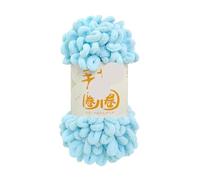 100g Thread 10mm 8 Meters Polyester Hand-Knitted Home Knitted Blanket Pillow Scarf Crochet Knitting Yarn Finger Knitting Yarn(Color 3)(Color 18)