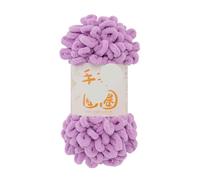 100g Thread 10mm 8 Meters Polyester Hand-Knitted Home Knitted Blanket Pillow Scarf Crochet Knitting Yarn Finger Knitting Yarn(Color 3)(Color 12)