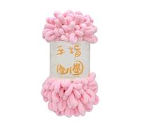 100g Thread 10mm 8 Meters Polyester Hand-Knitted Home Knitted Blanket Pillow Scarf Crochet Knitting Yarn Finger Knitting Yarn(Color 3)(Color 3)