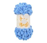 100g Thread 10mm 8 Meters Polyester Hand-Knitted Home Knitted Blanket Pillow Scarf Crochet Knitting Yarn Finger Knitting Yarn(Color 3)(Color 19)