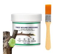 100g Tree Pruning Sealer, Tree Wound Sealer Healing Paste, Tree Wound Sealer, Tree Wound Dressing, Plant Healing Paste, Tree Grafting Supplies With Brush,Tree Sealant For Shrubs, Roses