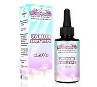 100g UV Resin Soft Crystal Clear Glue Ultraviolet Solar Sunlight Cure DIY Jewelry Making, Craft Decoration, Casting & Coating