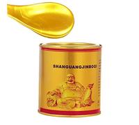 100g Water-Based Glitter Bronzing Paint,Metal Lacquer,Wood Paint,Super Bright Gold Foil Paint,Can Be Applied On Any Surface (Waterbased Gold Foil)