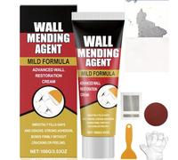 100G Waterproof Wall Mending Agent,Wall Filler Kit with Scraper Tool,Ready Mixed Filler for Walls,High Strength Fil/ler for Walls with Paint Scraper Tool,Quick Drying White W/all Repair Paste Cracks