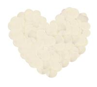 100g White Round Tissue Paper, Eco Friendly Paper Table Scatter, Shaped Biodegradable Confetti For Wedding Valentines Mother's Day