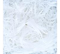 100g White Shredded Tissue Paper for Gift Boxes Decoration, Empty Gift Box Filling Paper, Filler Paper for Valentine's Day, Christmas, Birthday Gift Decorations, DIY Gift Packaging