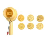 100g With 6 Stamp Practical Hand Press Molds Beautiful Treat Making Molds For Festival Ice Skin Hand Press