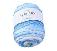 100g Worsted Hand Knitting Cake Yarn Colorful Crochet Woven Thread DIY Craft for Winter Warm Scarf Coat Sweater