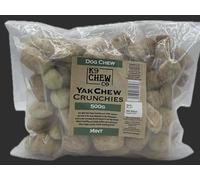 100g Yak Chew Crunchies Mint - 100% Natural Dental Dog Treat - Long Lasting Chew - High Protein and Calcium - Grain and Gluten Free CLCP
