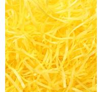 100g Yellow Shredded Tissue Paper for Gift Boxes, Hampers and Gift Bags, Ideal Hamper Filling Suitable for Birthday Anniversary Wedding Party New Year All Occasions